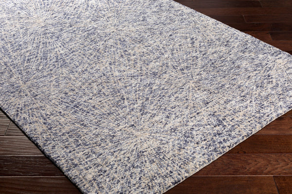 Surya Falcon 2' X 3' Handmade Viscose & Wool Area Rug - Luxurious, Stylish, And Easy To Maintain For Your Home Navy Viscose,Wool Flc8008-23