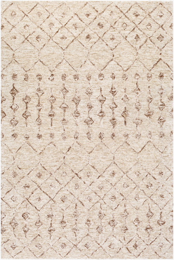 Surya Falcon 2' X 3' Handmade Viscose & Wool Area Rug - Luxurious, Stylish, And Easy To Maintain For Your Home Light Beige Viscose,Wool Flc8012-23