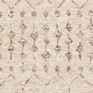 Surya Falcon 2' X 3' Handmade Viscose & Wool Area Rug - Luxurious, Stylish, And Easy To Maintain For Your Home Light Beige Viscose,Wool Flc8012-23