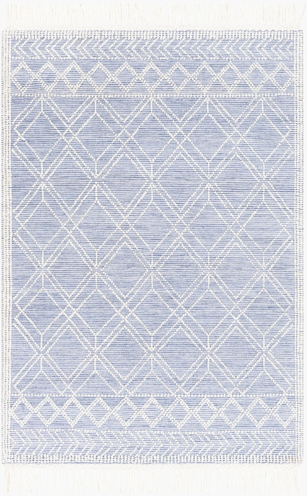 Livabliss Fleur Handwoven Recycled Pet Area Rug with Fringe Global Bohemian Living Room Accent FLE2303-576