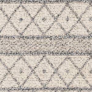 Livabliss Fleur Handwoven Recycled Pet Accent Rug with Fringe for Entryway or Bedside Slate, Charcoal 8' x 10' FLE2305-810