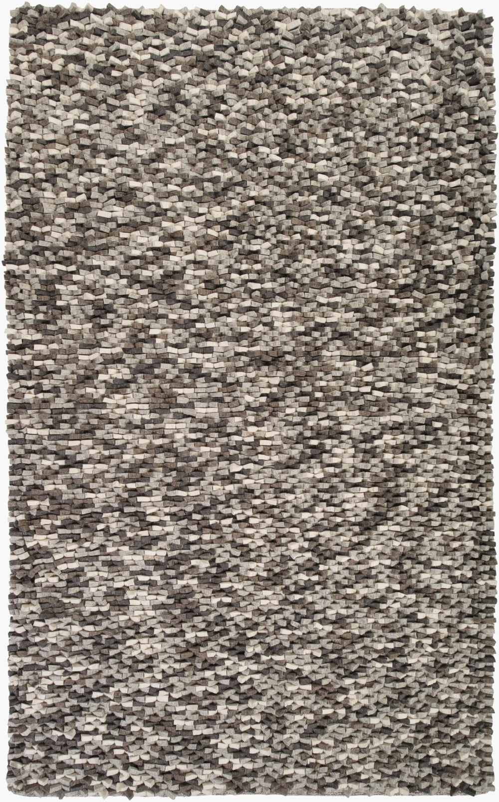 Surya Flagstone 2' X 3' Handmade Wool Rug - Plush Pile, Durable Design For Modern Home Decor & Charm Charcoal Wool Flg1000-23