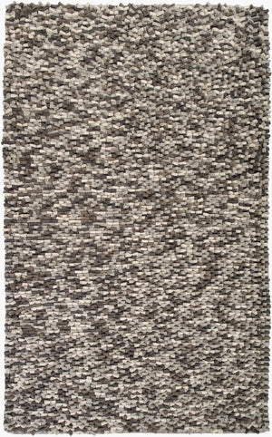 Surya Flagstone 2' X 3' Handmade Wool Rug - Plush Pile, Durable Design For Modern Home Decor & Charm Charcoal Wool Flg1000-23
