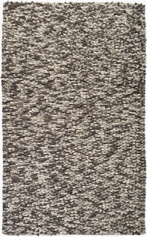 Surya Flagstone 2' X 3' Handmade Wool Rug - Plush Pile, Durable Design For Modern Home Decor & Charm Charcoal Wool Flg1000-23