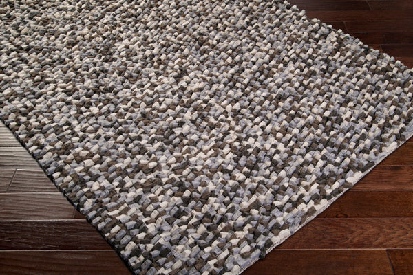 Surya Flagstone 2' X 3' Handmade Wool Rug - Plush Pile, Durable Design For Modern Home Decor & Charm Charcoal Wool Flg1000-23