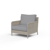 Manhattan Club Chair in Canvas Granite w/ Self Welt SW3301-21-5402 Sunset West