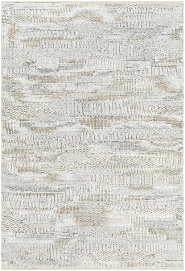 Floria FLI-2300 9' x 12' Handmade Rug FLI2300-912  Cream, Light Gray Surya