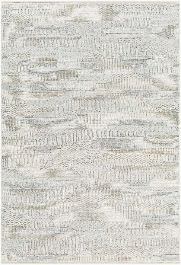 Surya Floria Fli-2300 2' X 3' Handwoven Area Rug - Eco-friendly Recycled Pet For Modern Living Spaces Cream Recycled Pet Yarn Fli2300-23