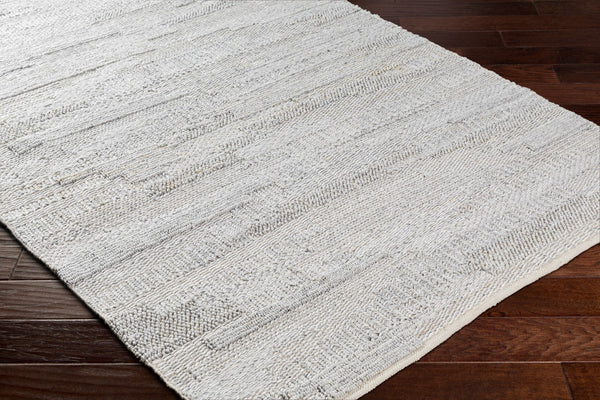 Surya Floria Fli-2300 2' X 3' Handwoven Area Rug - Eco-friendly Recycled Pet For Modern Living Spaces Cream Recycled Pet Yarn Fli2300-268