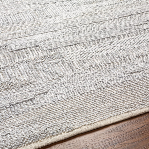 Surya Floria Fli-2300 2' X 3' Handwoven Area Rug - Eco-friendly Recycled Pet For Modern Living Spaces Cream Recycled Pet Yarn Fli2300-268