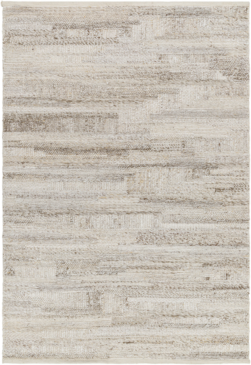 Floria FLI-2302 9' x 12' Handmade Rug FLI2302-912  Ivory, Brown Surya