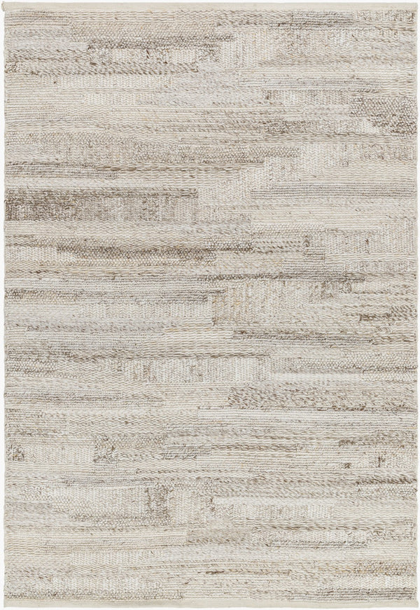 Surya Floria Fli-2300 2' X 3' Handwoven Area Rug - Eco-friendly Recycled Pet For Modern Living Spaces Ivory Recycled Pet Yarn Fli2302-23