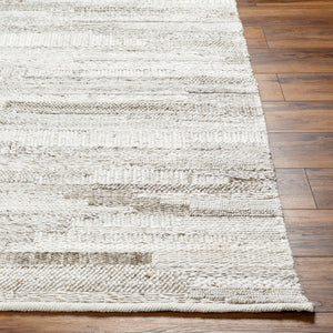 Floria FLI-2302 9' x 12' Handmade Rug FLI2302-912  Ivory, Brown Surya