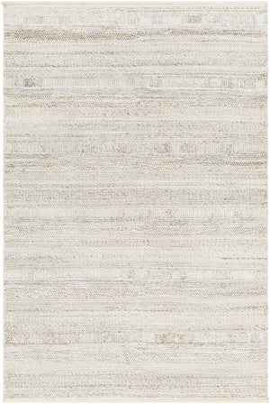 Floria FLI-2303 9' x 12' Handmade Rug FLI2303-912  Cream, Light Gray Surya
