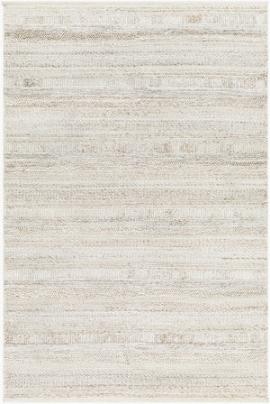 Surya Floria Fli-2300 2' X 3' Handwoven Area Rug - Eco-friendly Recycled Pet For Modern Living Spaces Cream Recycled Pet Yarn Fli2303-23