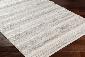 Floria FLI-2303 9' x 12' Handmade Rug FLI2303-912  Cream, Light Gray Surya