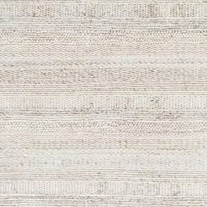 Surya Floria Fli-2300 2' X 3' Handwoven Area Rug - Eco-friendly Recycled Pet For Modern Living Spaces Cream Recycled Pet Yarn Fli2303-268