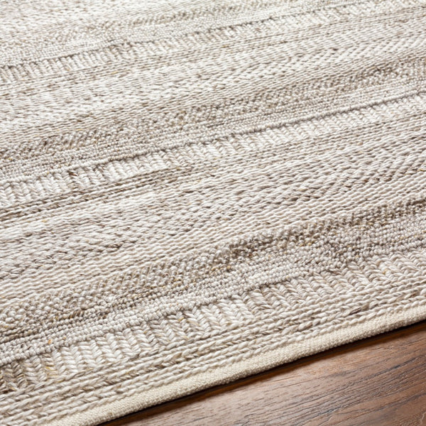 Surya Floria Fli-2300 2' X 3' Handwoven Area Rug - Eco-friendly Recycled Pet For Modern Living Spaces Cream Recycled Pet Yarn Fli2303-268
