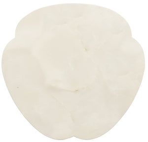 Hooker Furniture Eleana Glossy Faux-Onyx Accent Table With Cloverleaf Silhouette, Compact Sculptural Side Table 7252-50004-00