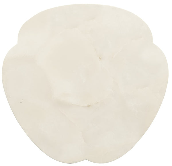 Hooker Furniture Eleana Glossy Faux-Onyx Accent Table With Cloverleaf Silhouette, Compact Sculptural Side Table 7252-50004-00