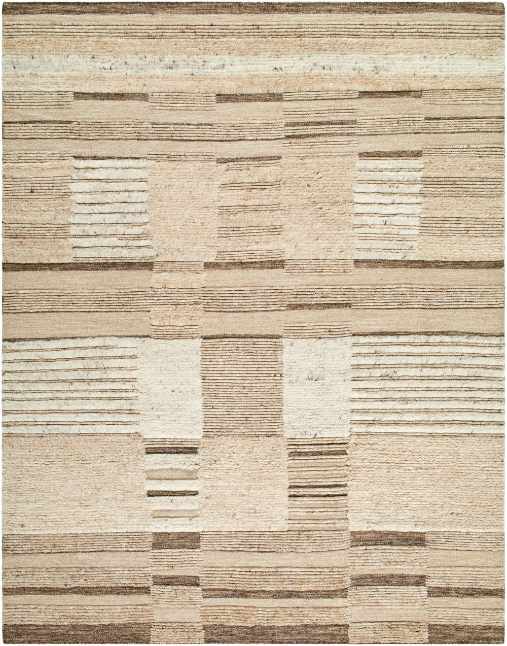 Surya Folklore 10' X 14' Handmade Wool Rug - Luxurious Art Deco Modern Style For Cozy, Inviting Spaces The Prominent Colors In This Home Decor Item Are, 

'Beige Wool Flk2300-69