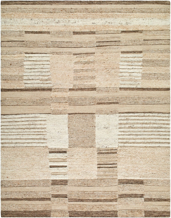 Surya Folklore 10' X 14' Handmade Wool Rug - Luxurious Art Deco Modern Style For Cozy, Inviting Spaces The Prominent Colors In This Home Decor Item Are, 

'Beige Wool Flk2300-69