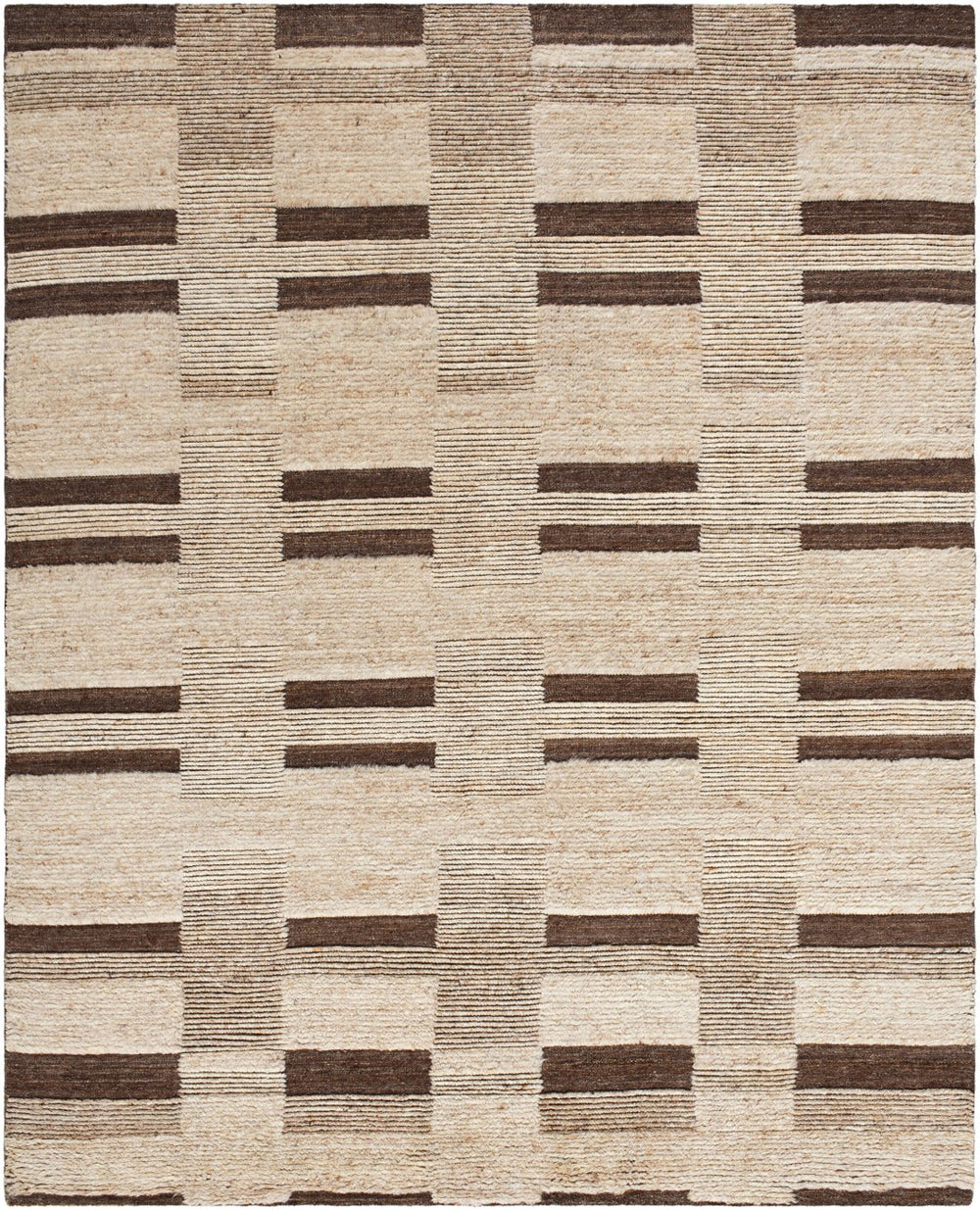 Surya Folklore 10' X 14' Handmade Wool Rug - Luxurious Art Deco Modern Style For Cozy, Inviting Spaces The Prominent Colors In This Home Decor Item Are, 

'Beige Wool Flk2300-69