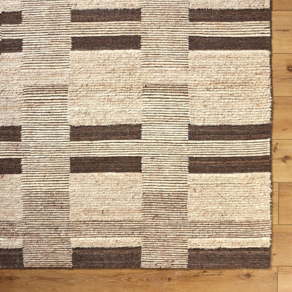 Surya Folklore Handknotted Wool Area Rug Art Deco Geometric High Pile Living Room Floor FLK2301-1215
