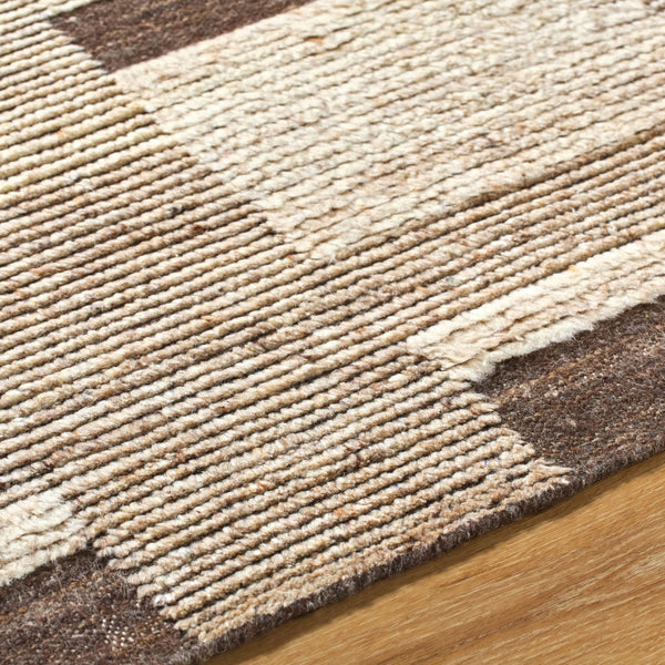 Surya Folklore Handknotted Wool Area Rug Art Deco Geometric High Pile Living Room Floor FLK2301-1215