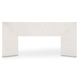 Bernhardt Bernhardt Solaria Console Table — Sculptural Weathered Bone Cast-Resin & White Oak, 70"W X 33"H 310912