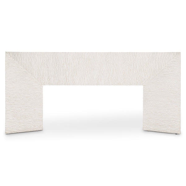 Bernhardt Bernhardt Solaria Console Table — Sculptural Weathered Bone Cast-Resin & White Oak, 70"W X 33"H 310912