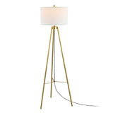 Safavieh Falco Floor Lamp XII23 Gold Iron  FLL4118A