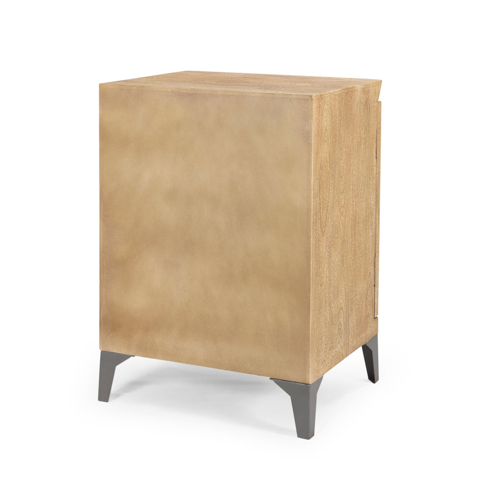 English Elm Christopher Knight Home® - WOODEN Sandblasted Oak Mango Wood Cabinet with Iron Accents, Handcrafted Storage Cabinet, 20”W 66485.00