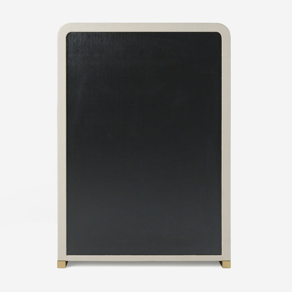 Vig Furniture Modrest Florence - Chic Beige Shagreen And Gold Accent Chest For Stylish Home Storage Solutions Beige  Vgvc-j2410-4h