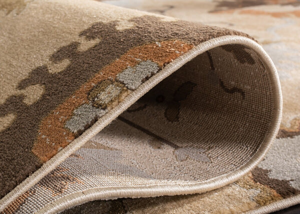 Safavieh Florenteen 129 Power Loomed  Rug Ivory / Brown FLR129-1225-4