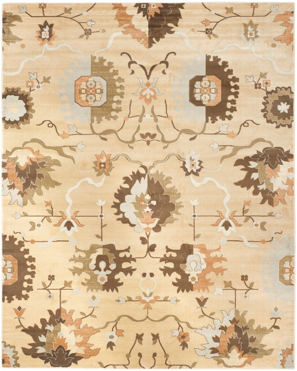 Safavieh Florenteen 129 Power Loomed  Rug Ivory / Brown FLR129-1225-4