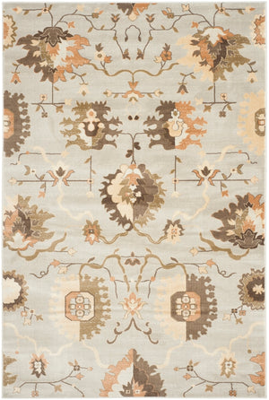 Safavieh Florenteen 129 Power Loomed  Rug Grey / Ivory FLR129-8012-4