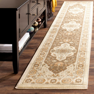Safavieh Florenteen 130 Power Loomed  Rug Ivory / Brown FLR130-1225-4