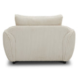 Parker House Parker Living Utopia - Mega Ivory Chair and A Half with Lumbar Pillow Mega Ivory 100% Polyester SUTP#912-MGIV