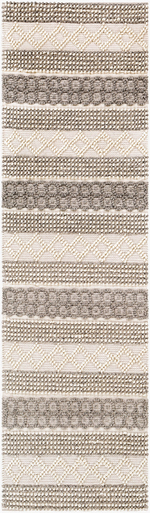 Surya Farmhouse Neutrals Fls-2300 2'6" X 8' Handmade Rug - Rustic Charm & Cozy Ambiance For Any Room! Cream Wool,Cotton Fls2301-268