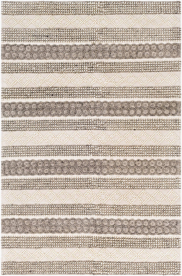 Surya Farmhouse Neutrals Fls-2300 2'6" X 8' Handmade Rug - Rustic Charm & Cozy Ambiance For Any Room! Cream Wool,Cotton Fls2301-23