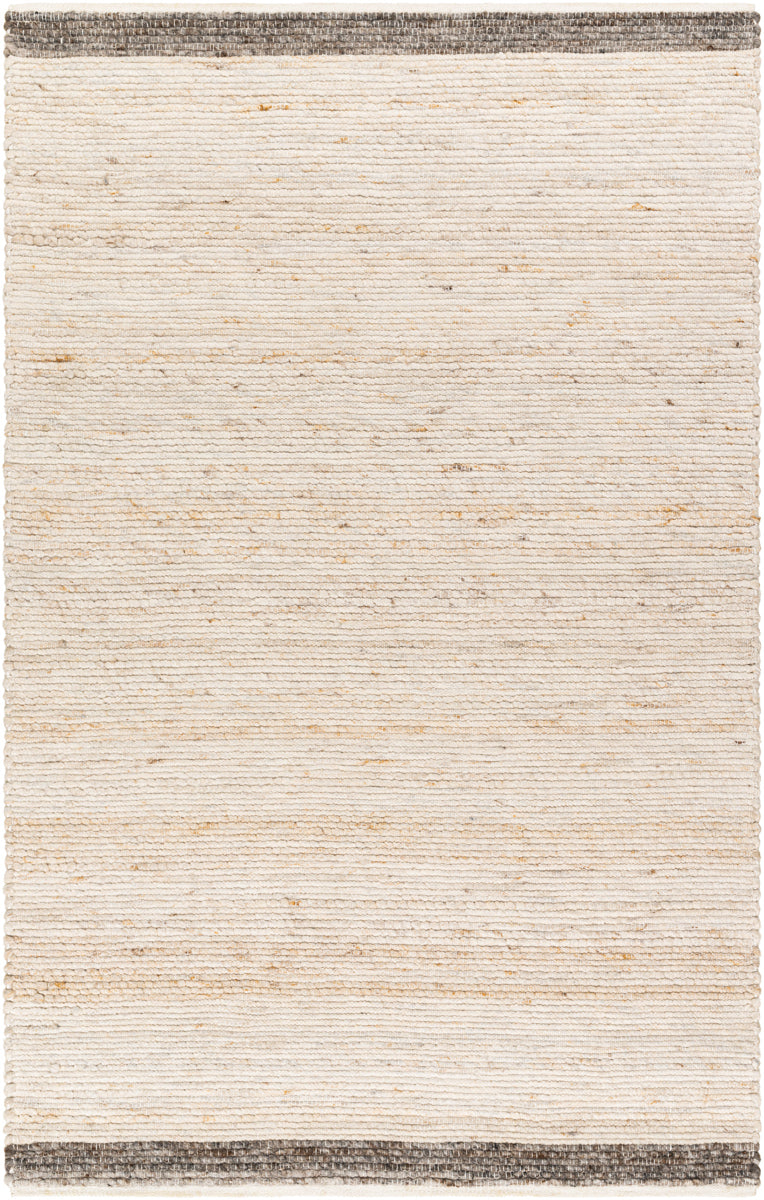 Florentina FLT-2301 9' x 12' Handmade Rug FLT2301-912  Ivory, Medium Gray Surya