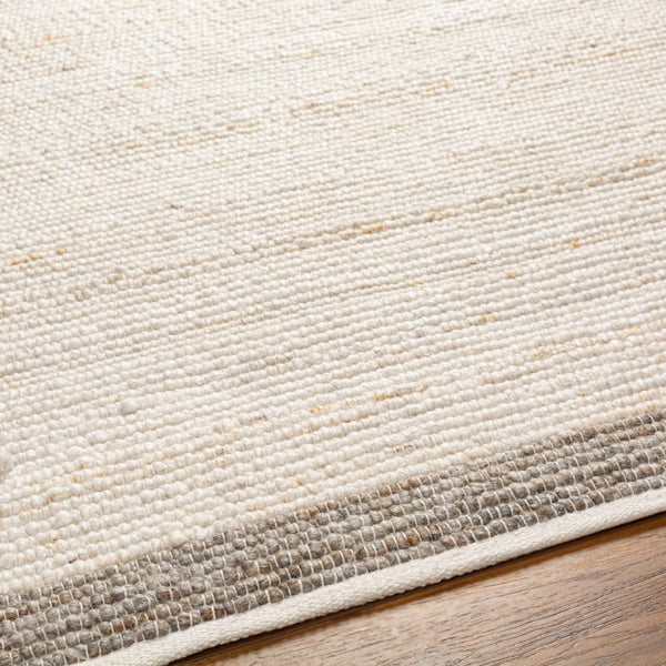 Surya Florentina Eco-friendly Handmade 2' X 3' Rug - Stylish, Durable, And Perfect For Modern Living Spaces! Ivory Recycled Pet Yarn Flt2301-23