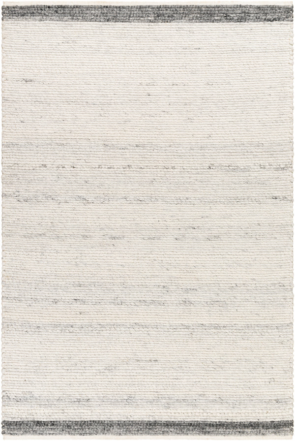 Florentina FLT-2302 9' x 12' Handmade Rug FLT2302-912  Off-White, Charcoal, Light Slate Surya