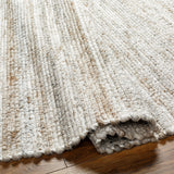 Florentina FLT-2302 9' x 12' Handmade Rug FLT2302-912  Off-White, Charcoal, Light Slate Surya