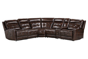 Parker Living Canterbury - Acorn 6 Piece Zero Gravity Modular Power Reclining Sectional Acorn MCAN-PACKA(HZ)-ACO Parker House