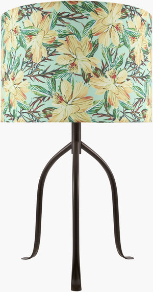 Livabliss Floriva Arts and Crafts Table Lamp with Felt Linen Shade for Cozy Reading Nooks FLVR-005