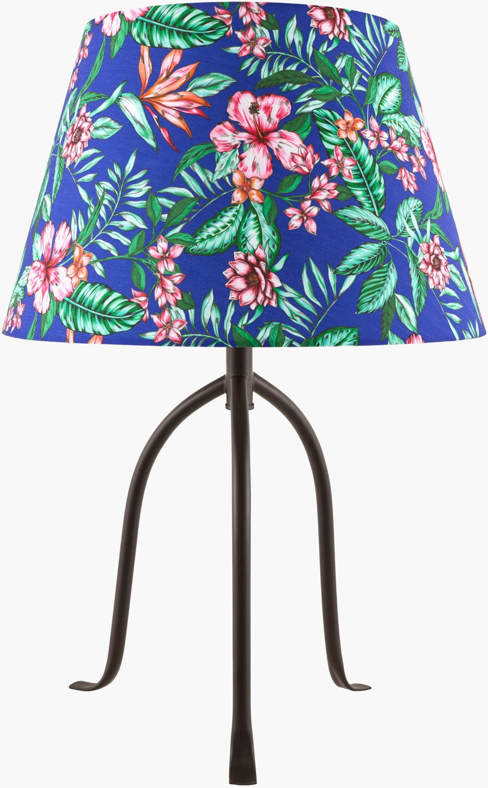 Livabliss Floriva Arts and Crafts Table Lamp with Linen Shade for Living Room Reading Nooks FLVR-021