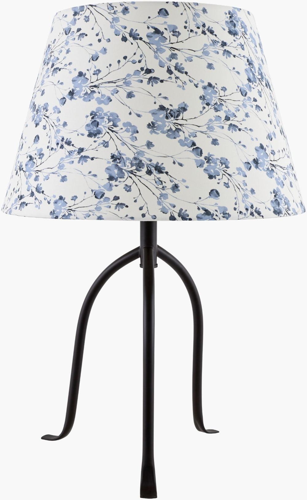 Livabliss Floriva Arts and Crafts Table Lamp with Linen Shade Mixed Metal Accents Warm Ambient Glow FLVR-023