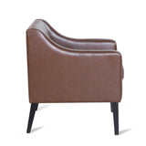 Christopher Knight Home® - Noble House - Deanna Contemporary Faux Leather Tufted Accent Chair